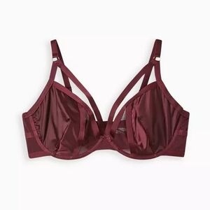Torrid Burgundy Strappy Bra